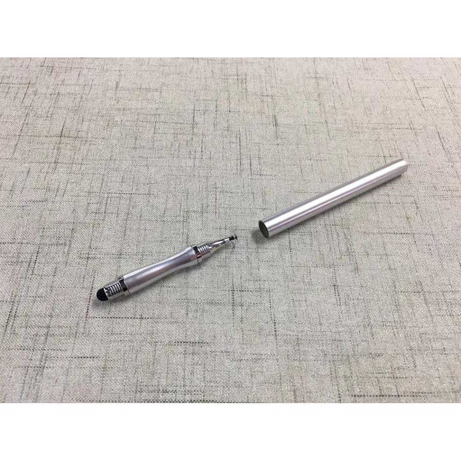 2way タッチペン ボールペン ホワイト スマホ タブレット iPad iPhone android スタイラスペン スマートフォン お絵描き ゲーム イラスト | ブランド登録なし | 02