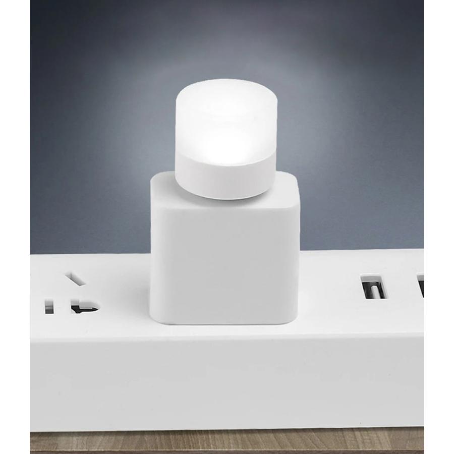 LEDランプ USB給電 小型 USB ledライト 白色 ランプ 丸型 キャンドル 階段 廊下 寝室 ベッドサイド キャンプ 野外 夜間 車 電球 常夜灯 ミニ電球 | ブランド登録なし | 01