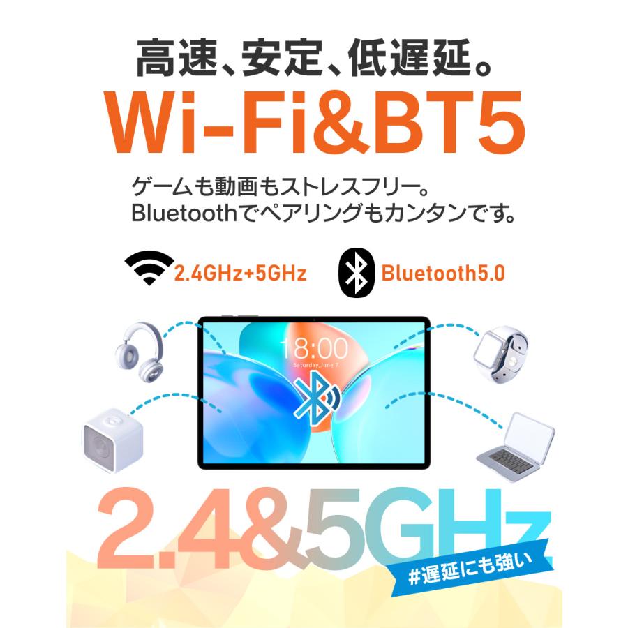 【2026年最新】新品タブレット タブレットPC 11インチ Android16 128GB/RAM32(4+仮想28)GB 8コアCPU Wi-Fi5 WXGA（1280×800） 8000mAh 13MP ステレオ P50T2026 |  | 12