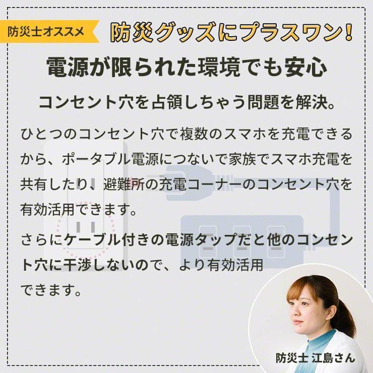 タッチで3段階に光る USB 充電アダプタ 2.1A 高速充電 2ポート ACアダプタ コンセント 充電器 おしゃれ コンパクト iPhone .3R | ブランド登録なし | 12