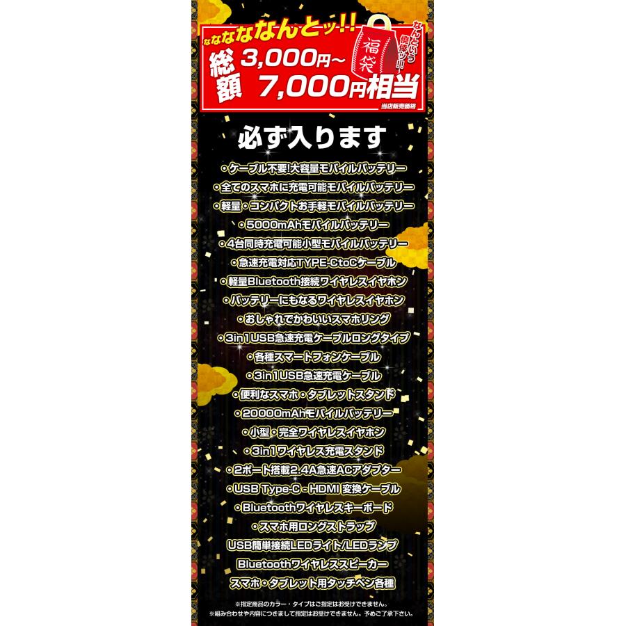 福袋 2026 豪華賞品が抽選で当たる!! モバイルバッテリー が必ず入るお得な福袋 Switch2 家電 お肉 飛騨牛 新春 キッズ レディース メンズ 初売 セット |  | 12