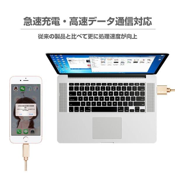 iPhone Type-C 急速 充電 ケーブル 送料無料 iPhone 13 /12/12 Pro Android用 Xperia Galaxy 充電器 2m×3本セット 高速 データ同期 データ伝送 ナイロン編み |  | 07