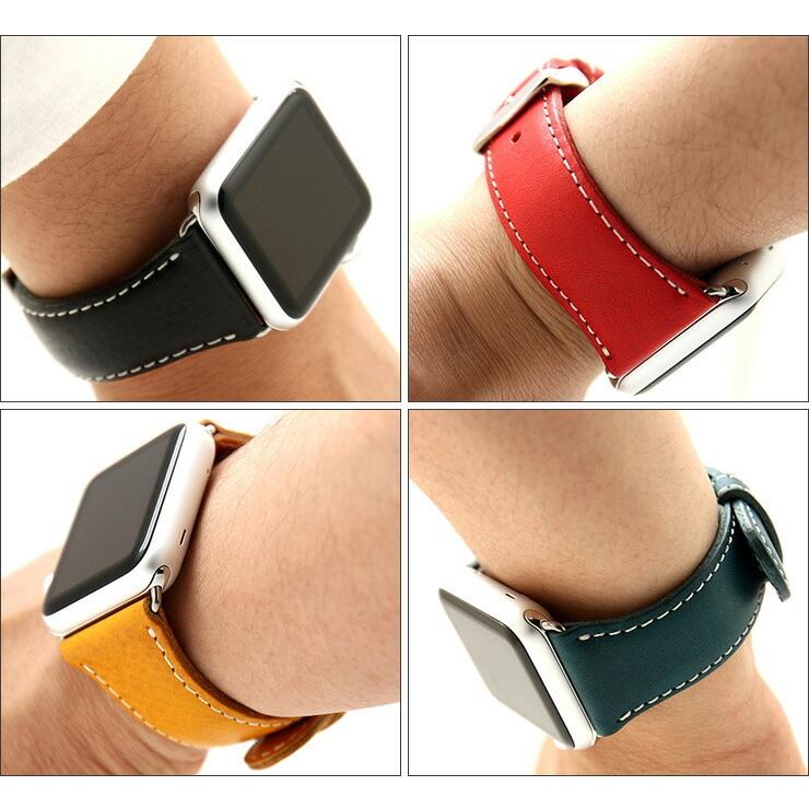 SLG Design スマートウォッチ バンド Apple Watch バンド アップルウォッチ ベルト 本革 牛革 ハンドメイド 腕時計用ベ .3R | ブランド登録なし | 05