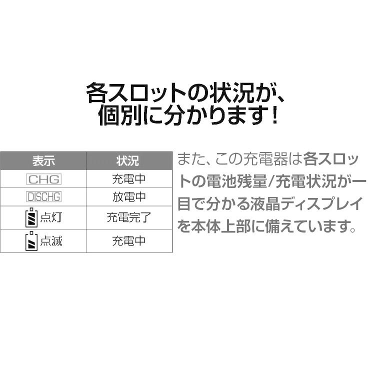 充電池 充電器 充電器セット 単3 セット 8本 ケース 電池 充電器付 3000mAh 単3型 単3形 充電 単三 充電電池 充電式電池 .3R | enevolt | 12