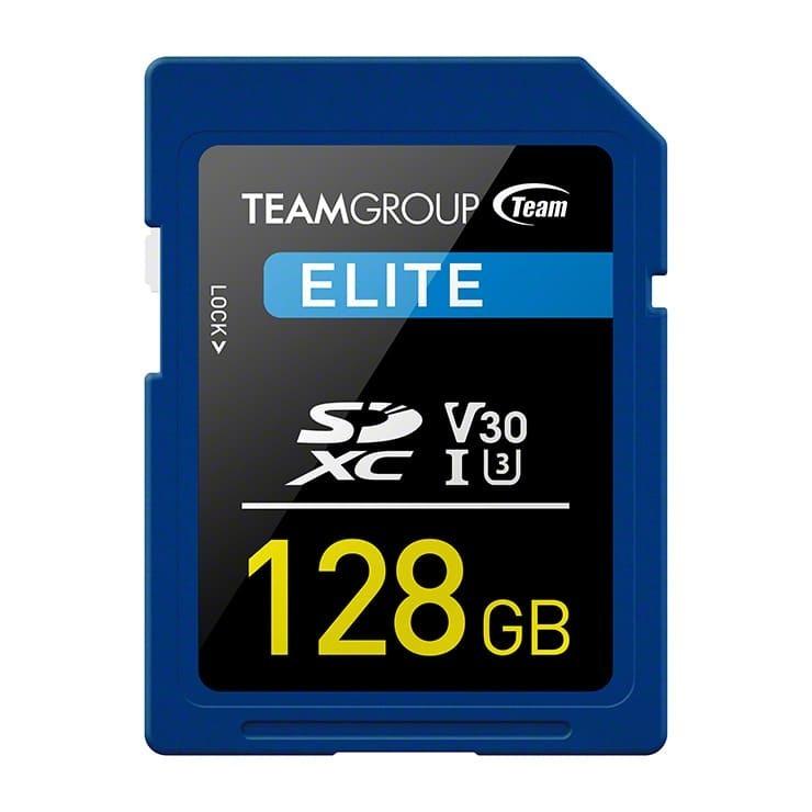 TEAM SDカード 128GB SDXC UHS-I V30シリーズ 10年保証 シンプル 大容量 メール便 おすすめ .3R｜tabtab