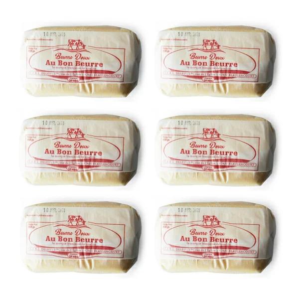 無塩発酵バター 食塩不使用 オー ボン ブール 板バター 250g6個セット Au Bon おいしいバター Khabarbani Com