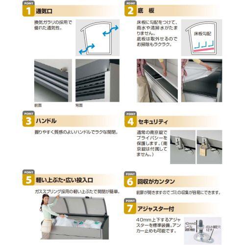 ヨド物置　ヨドコウ物置　ヨドコウ　ダストピットRタイプ　DPRA-1807