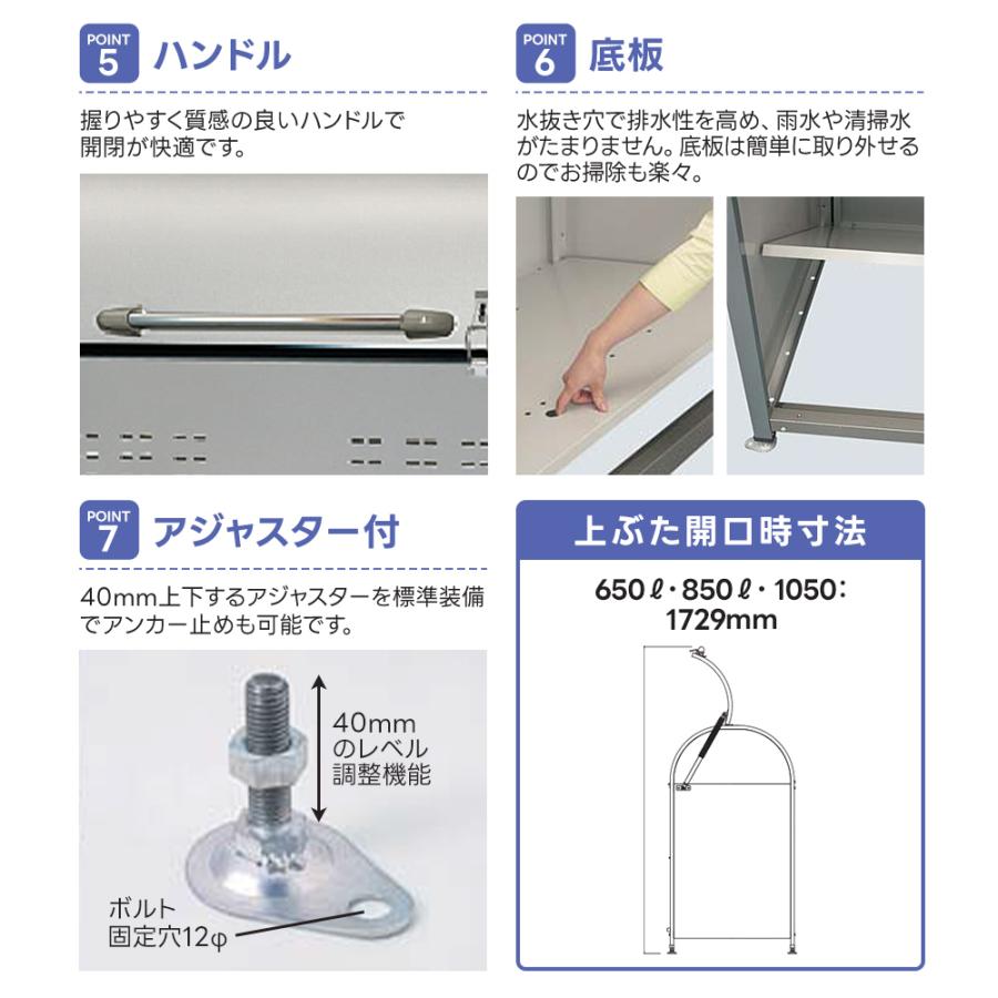 ヨドコウ ヨド物置 ヨドコウ物置 ダストピットNタイプ DPNC-1050 
