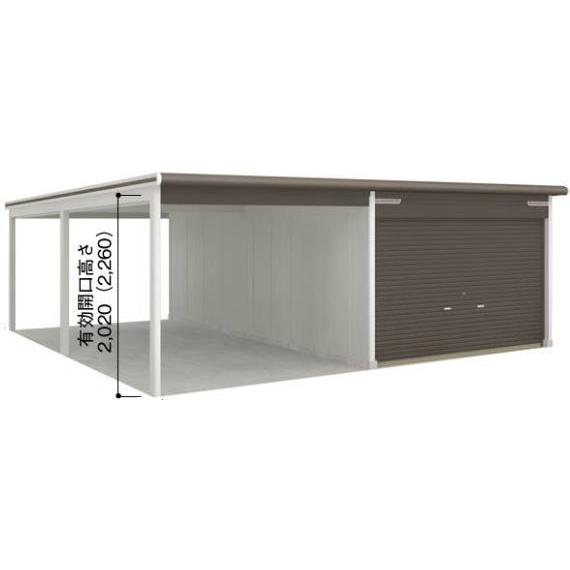 ヨドコウ ヨドガレージ VGC-3362+VKC-2862 標準高タイプ 一般型 基本棟