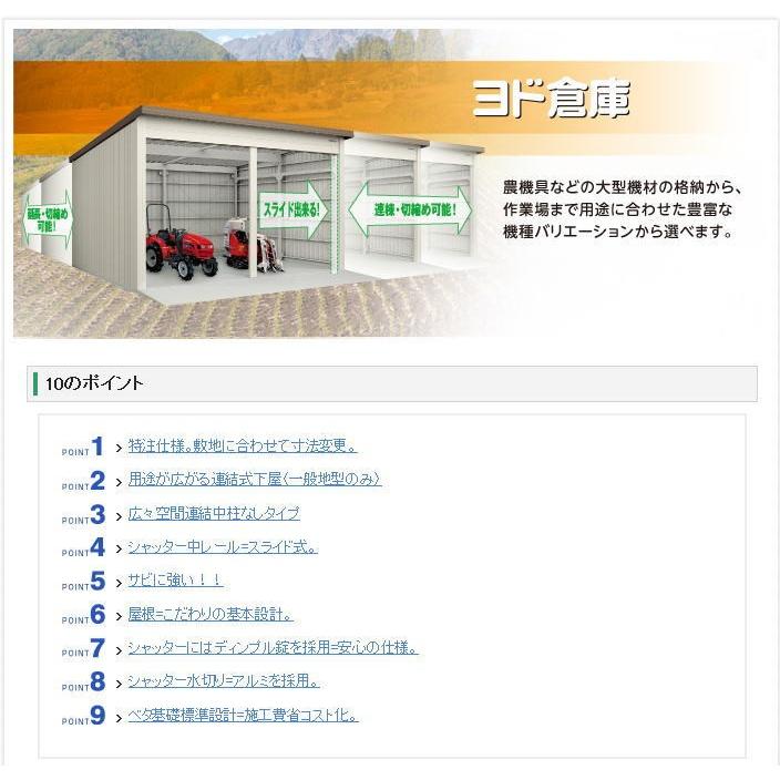 ヨドコウ　ヨド倉庫　SOBU-5857M　豪雪型　基本棟　※お客様組立品　配送のみ　_2