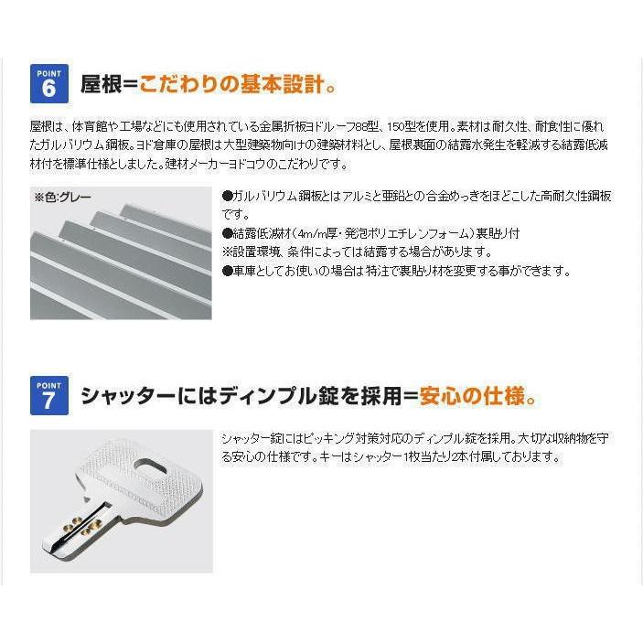 ヨドコウ　ヨド倉庫　SOBU-5857M　豪雪型　基本棟　※お客様組立品　配送のみ　_5