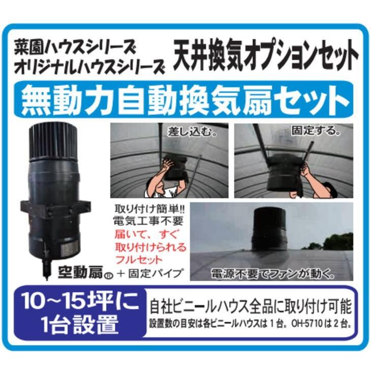 無動力自動換気扇セット 南栄工業 ビニールハウス 価格 ビニール 温室