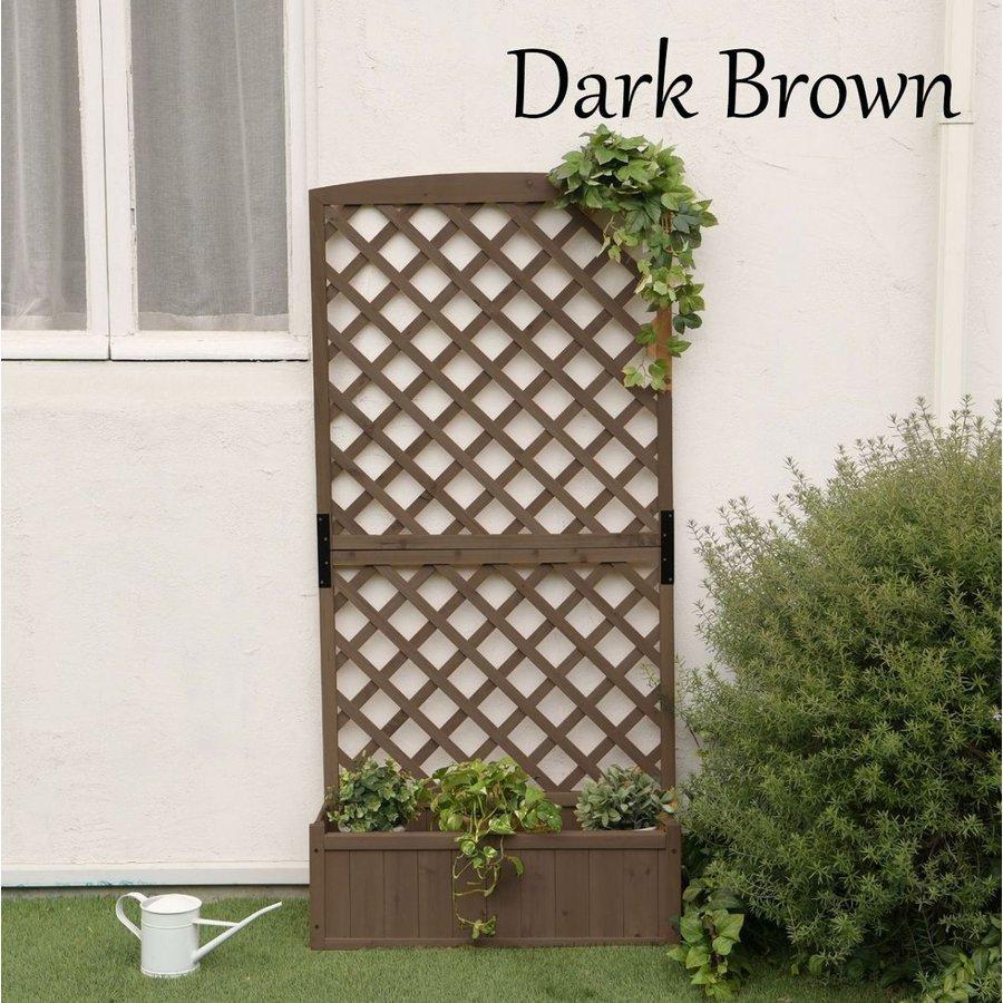 ラティスフェンス 木製 おしゃれ ナチュラル プランターラック