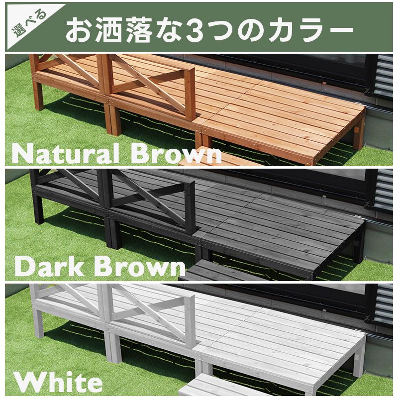 ウッドデッキ 90×90cm 0.25坪単体 ウッドテラス ウッドフェンス デッキ
