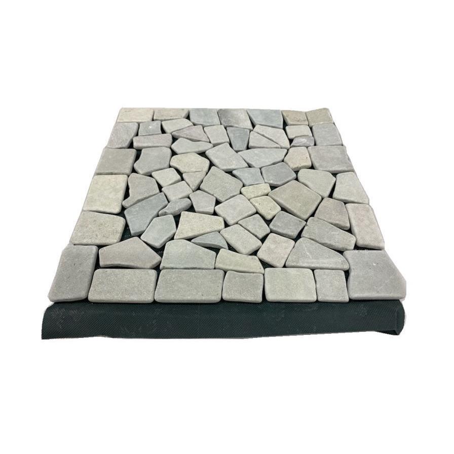 ９月上旬入荷予定 天然石付き防草マット 12枚組 雑草対策 ガーデニング アプローチ タイルマット おしゃれ 防草タイル 防草シート 除草シート 933 934 2 タックオンライン ヤフー店 通販 Yahoo ショッピング