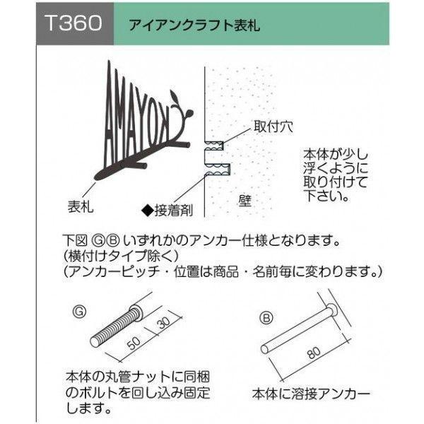 美濃クラフト　アイアンクラフト表札 クラシカルモダン IS-4｜tac-online｜04