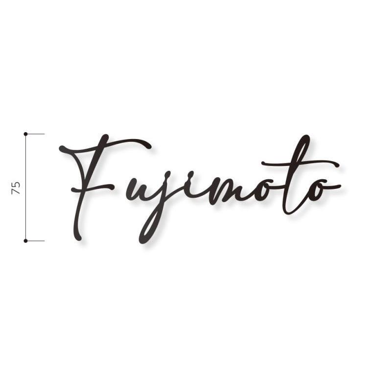 美濃クラフト 表札 切文字 筆記体タイプ XP-15 表札 戸建て おしゃれ