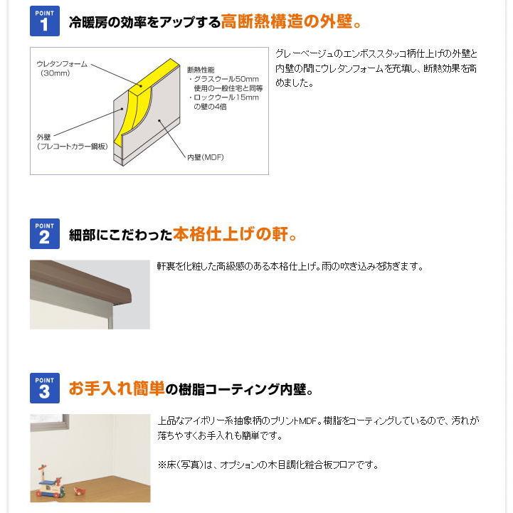 ヨドハウス Nタイプ 12畳 YHN-120 一般型 お客様組立品 ヨドコウ 淀川