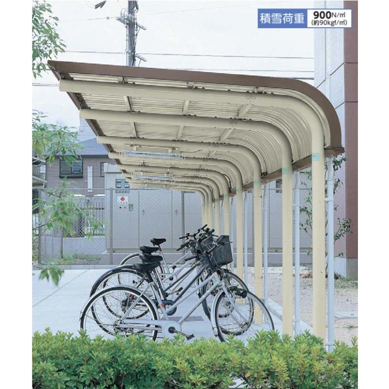 ヨドコウ ヨド自転車置場 YOCF-240 一般型 基本棟 埋め込み式 ヨドコウ 