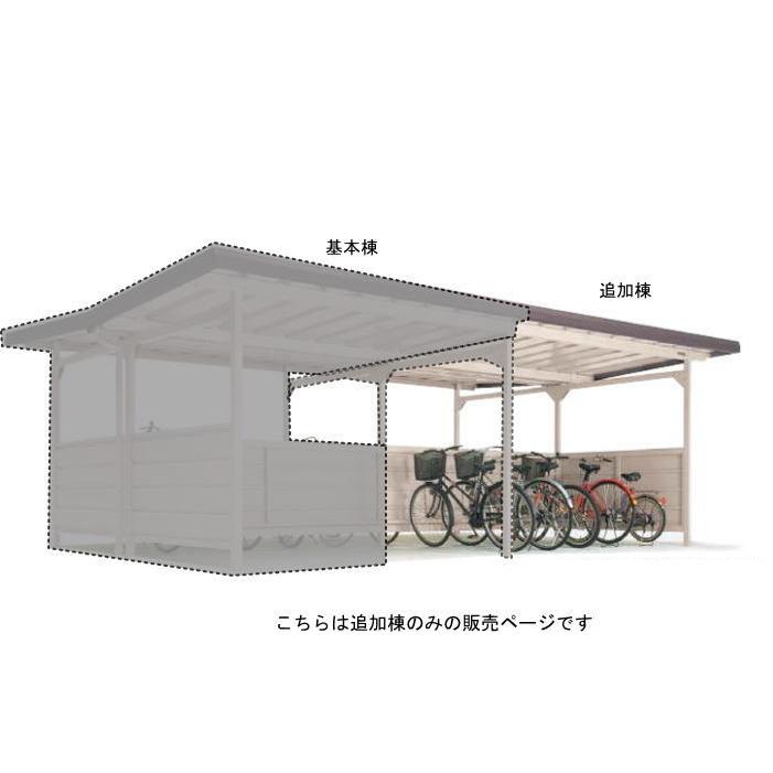 ヨドコウ ヨド自転車置場 YOKC-245 一般型 追加棟 埋め込み式 ヨドコウ 