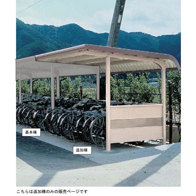 ヨドコウ ヨド自転車置場 YOKR-280 一般型 追加棟 アンカー式 ヨドコウ 
