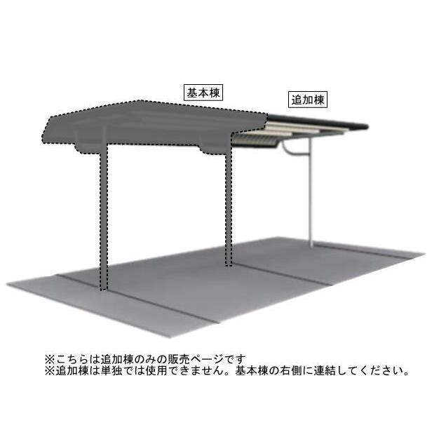 ヨドコウ ヨド自転車置場 YOTR-240 一般型 追加棟 埋め込み式 ヨドコウ 