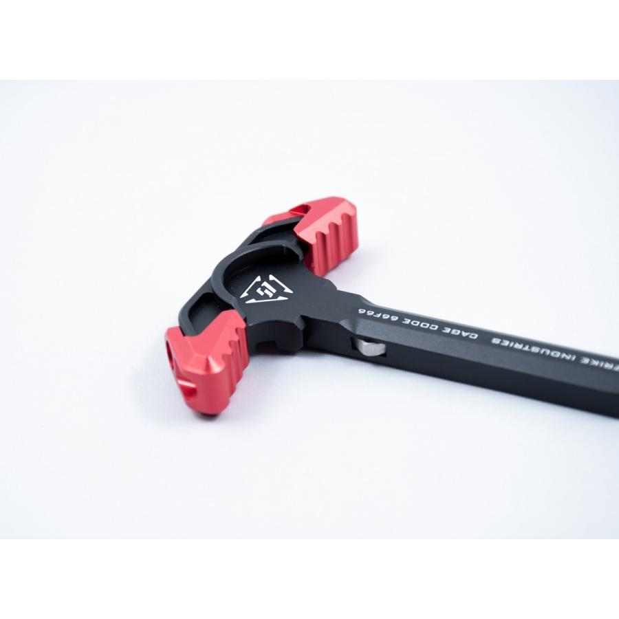 STRIKE INDUSTRIESタイプ チャージングハンドル Black-Red【ポスト投函