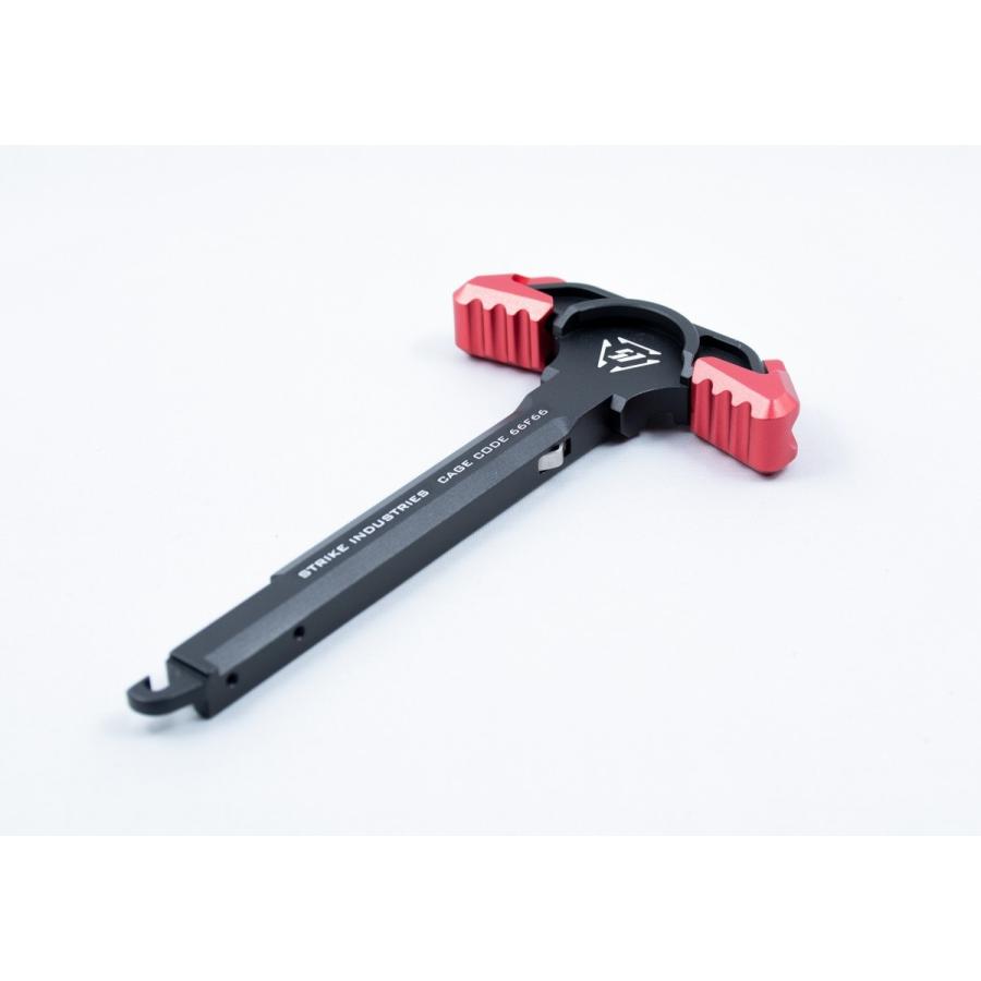 STRIKE INDUSTRIESタイプ チャージングハンドル Black-Red【ポスト投函