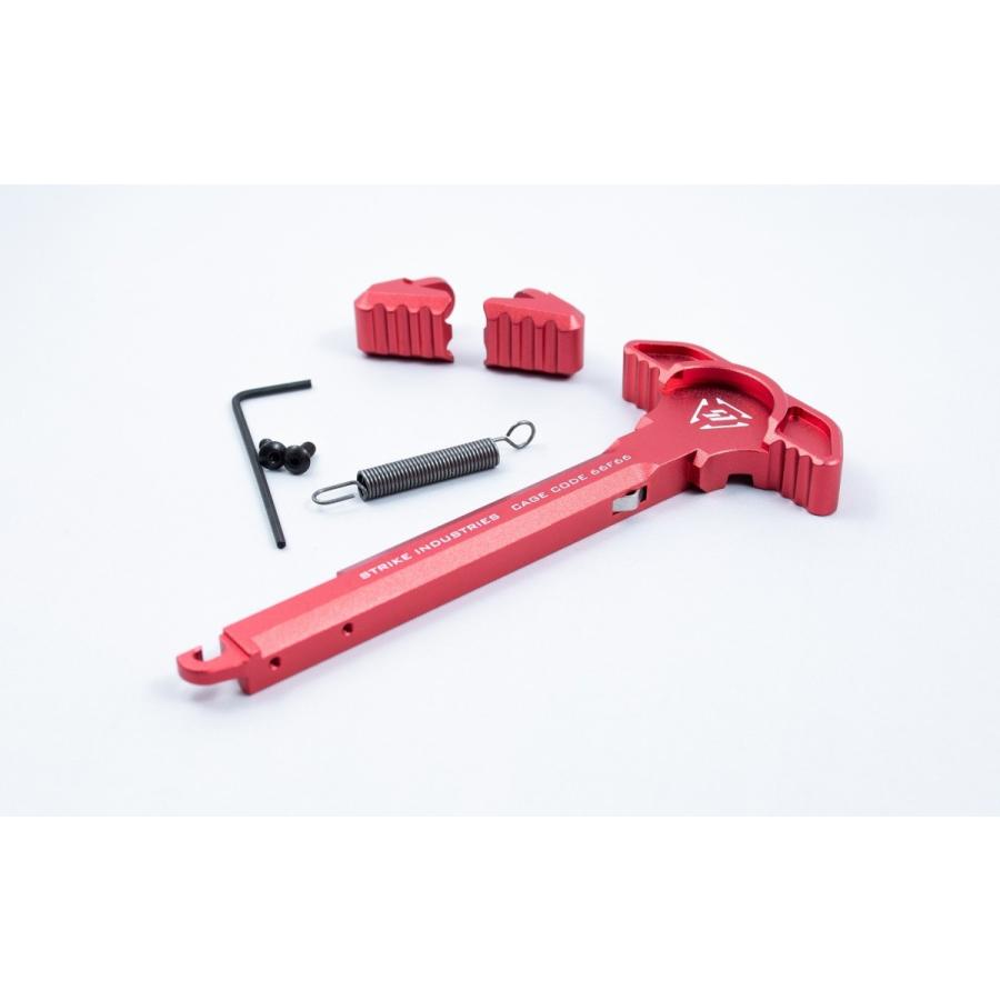 STRIKE INDUSTRIESタイプ チャージングハンドル Red-Red【ポスト投函