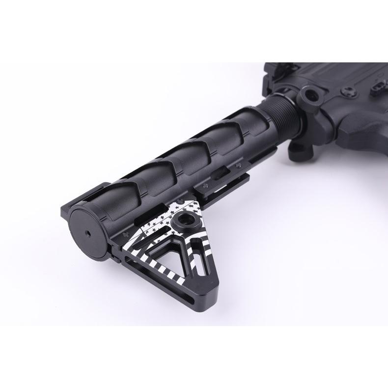 CNC 154軽量ストック＆ストックチューブ BK / RED : MILITAC - 通販