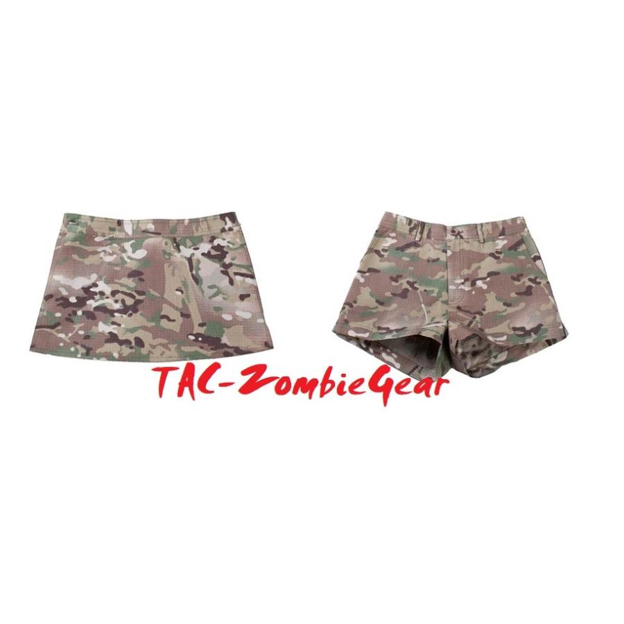 2WAY ショートパンツ＆キュロットスカート/マルチカム : MILITAC