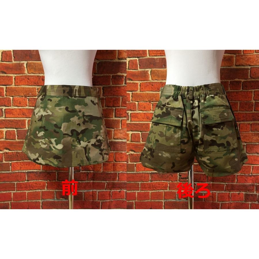 2WAY ショートパンツ＆キュロットスカート/マルチカム : MILITAC