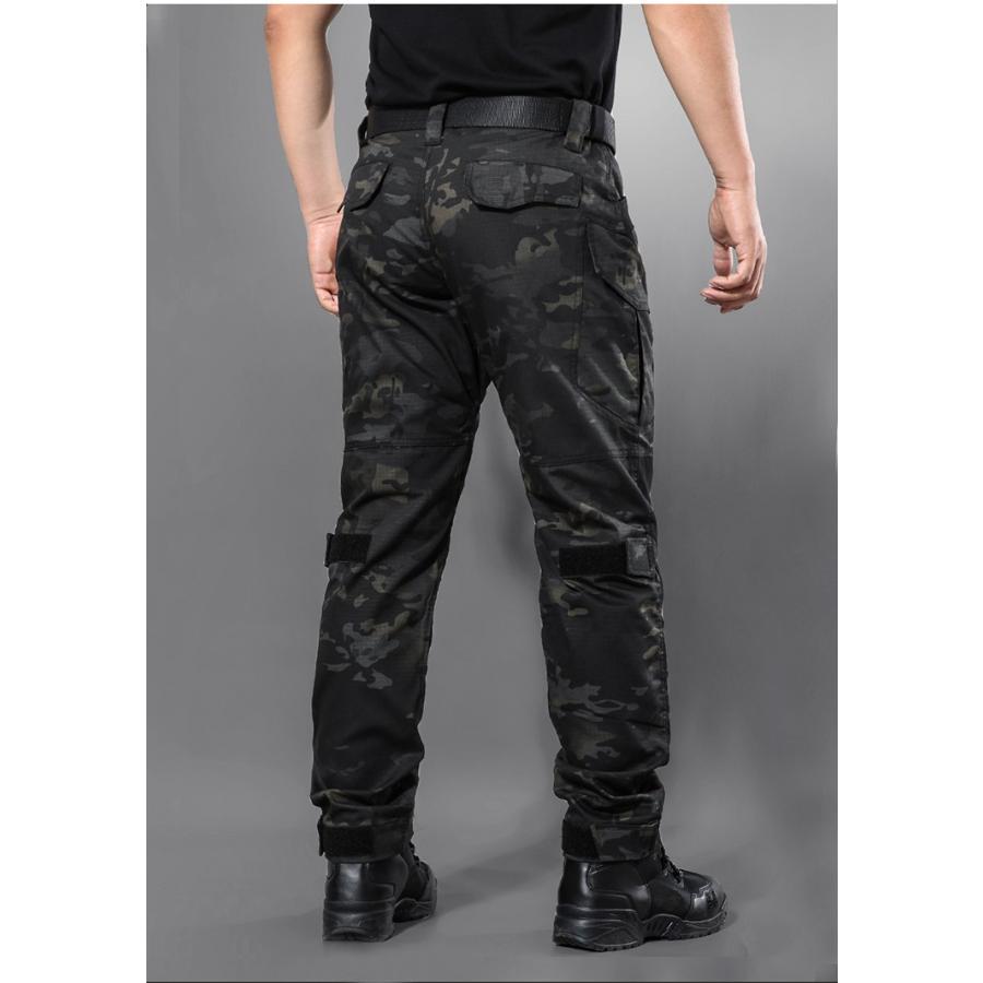 カスタムコンバットパンツ / マルチカムブラック : MILITAC