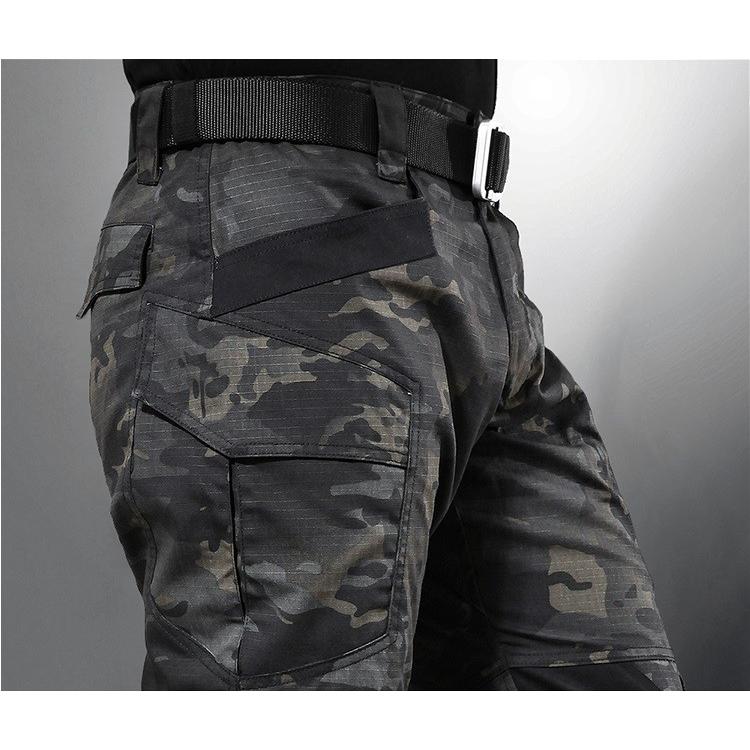 カスタムコンバットパンツ / マルチカムブラック : MILITAC
