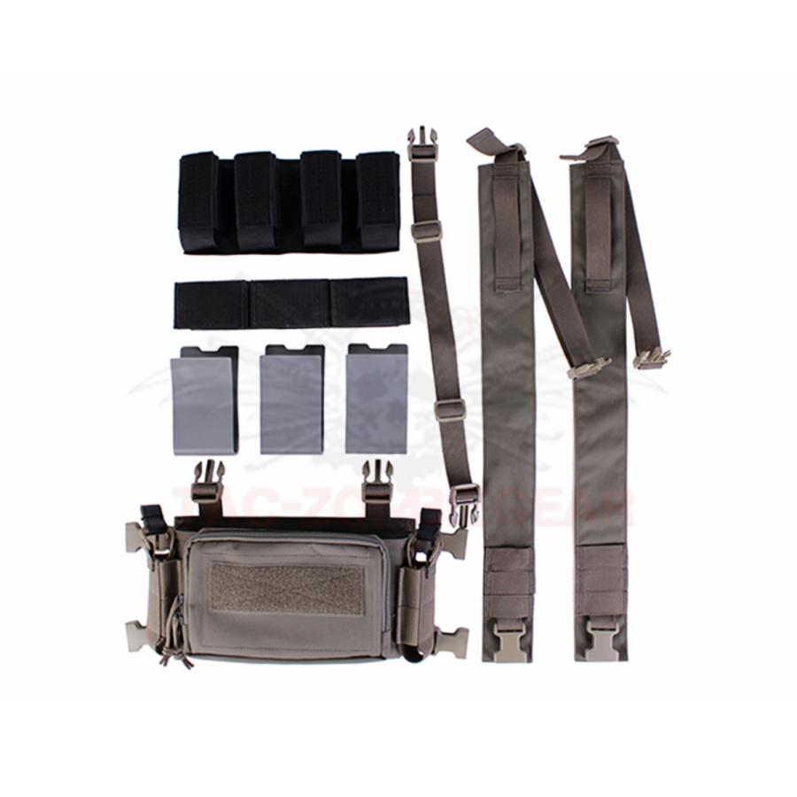 D3CRMタイプ チェストリグ2.0 / グレー : MILITAC - 通販