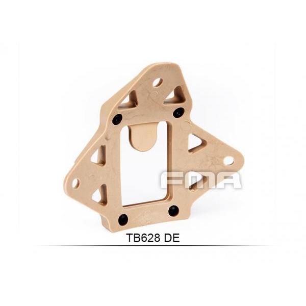 FMA製 Wilcox 3 Hole ヘルメットシュラウドレプリカ/DE : MILITAC