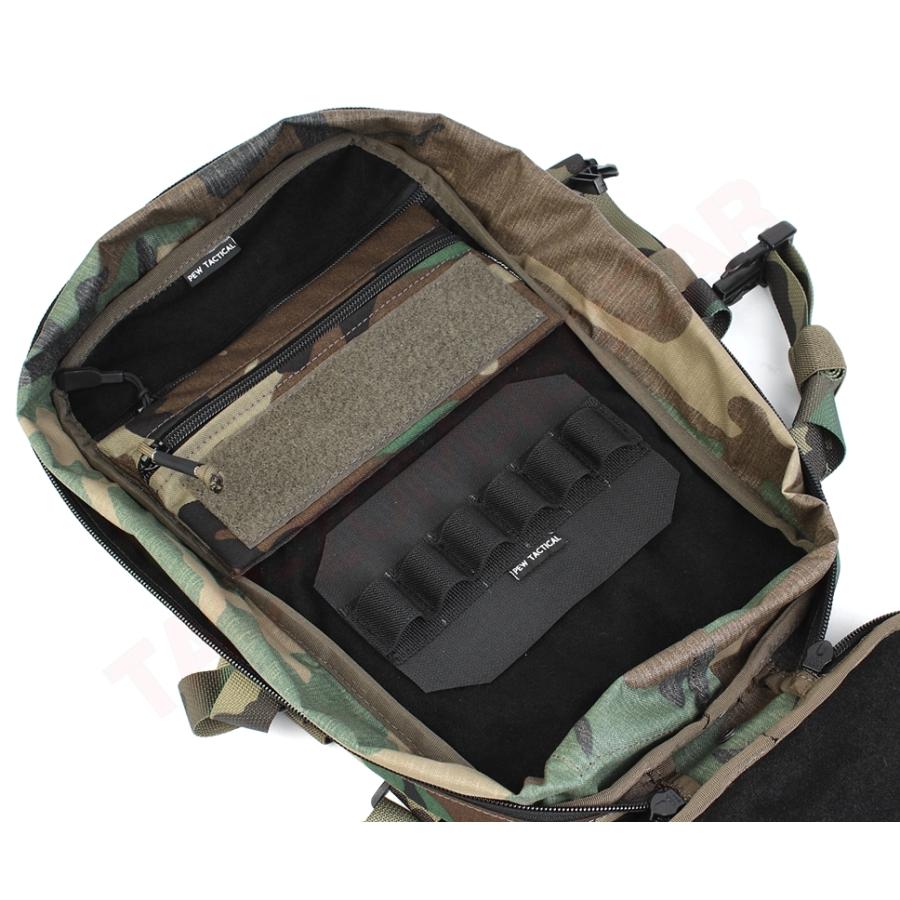ハイドレーションフラットバックパック2.0 / ブラック : MILITAC