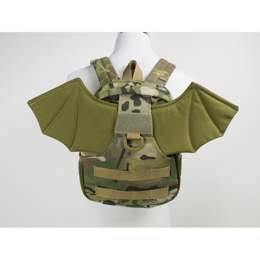 マルチカム　パイロットバッグ SHEKKIN GEARS Ferroタイプ Back Panel Double Pouch ZIP ON