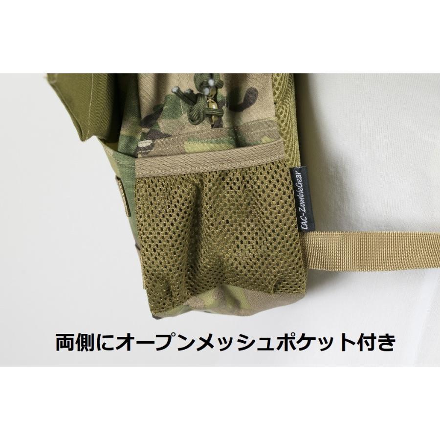 「Little Bat Backpack」 可愛い迷彩リュック 羽付き マルチカム｜tac-zombiegear｜04