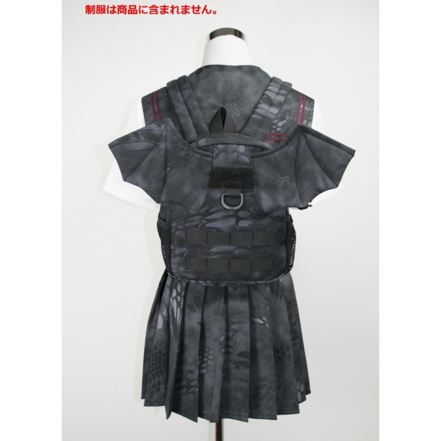 Little Bat Backpack」 可愛い迷彩リュック 羽付き Typhon : MILITAC 