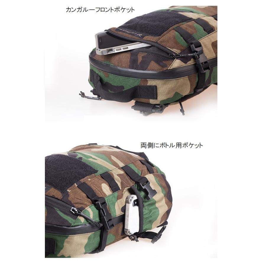 Mr. Big 13L マルチカム 登山 旅行用 ミリタリー バッグ 実物生地