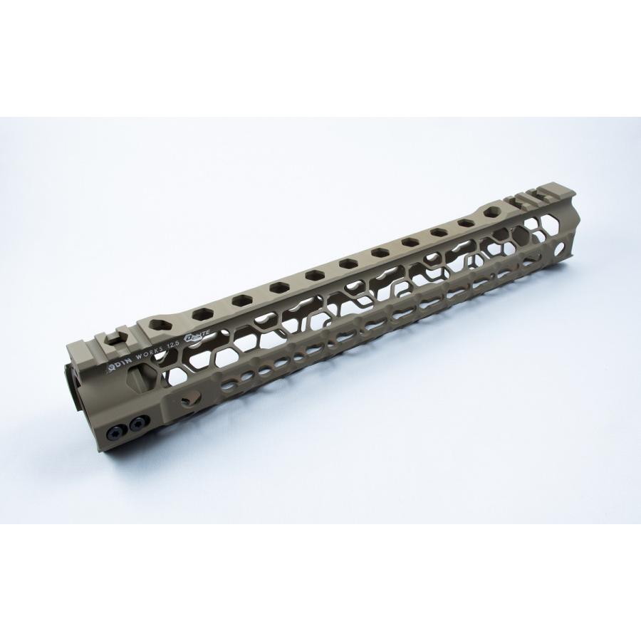 ODIN WORKS タイプ O2LITE ハンドガード/ 12.5inch Keymod TAN