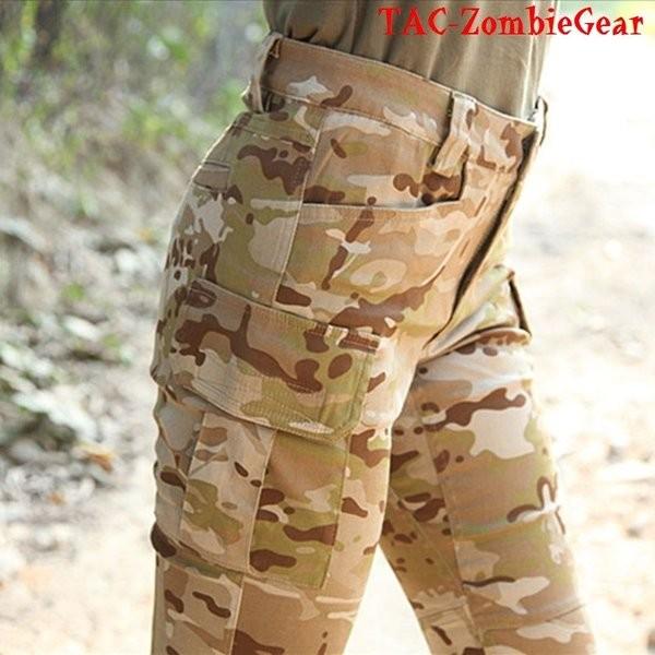 レディース用カモフラージュパンツ マルチカムブラック : MILITAC