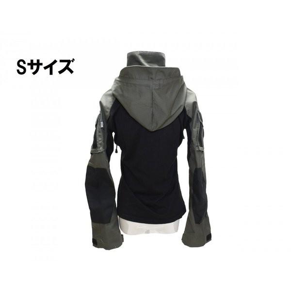 実物コンバットシャツレンジャーグリーン（グレー寄り） S＆Graf / 【4626】US. G4スタイル コンバットシャツ[レンジャーグリーン]