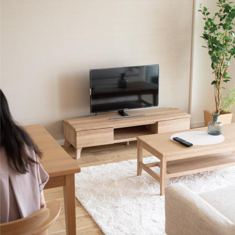 テレビ台 ローボード 120センチ巾 回転天板 首振り 脚付き おしゃれ 北欧 テレビ 台 完成品 テレビボード 収納 リビングボード 木製 TVボード 新生活 回転 回る｜tac｜07