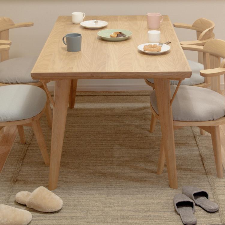 ダイニングテーブル おしゃれ 北欧 テーブル 木製 コンパクト かわいい 木 リビング 食卓 四人掛け オーク調｜tac｜11