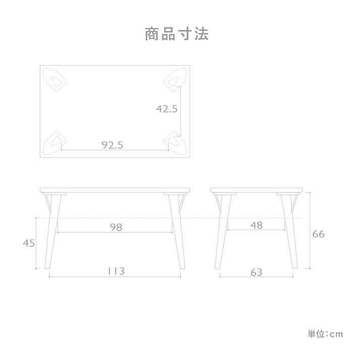 ダイニングテーブル おしゃれ 北欧 テーブル 木製 コンパクト かわいい 木 リビング 食卓 四人掛け オーク調_18
