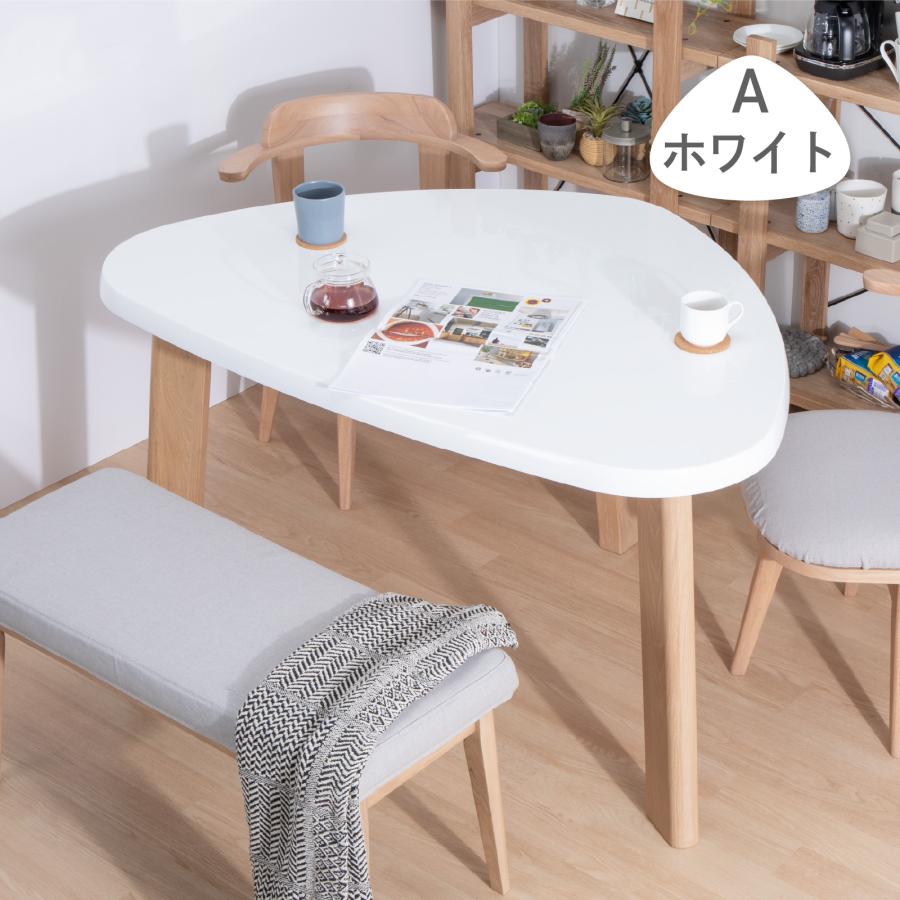 【ワンコ大好きッ子】三角形　ダイニング　テーブル　2名　3名　机　食卓 ワンコ大好きッ子様専用】三角形 ダイニング テーブル 2名 3名