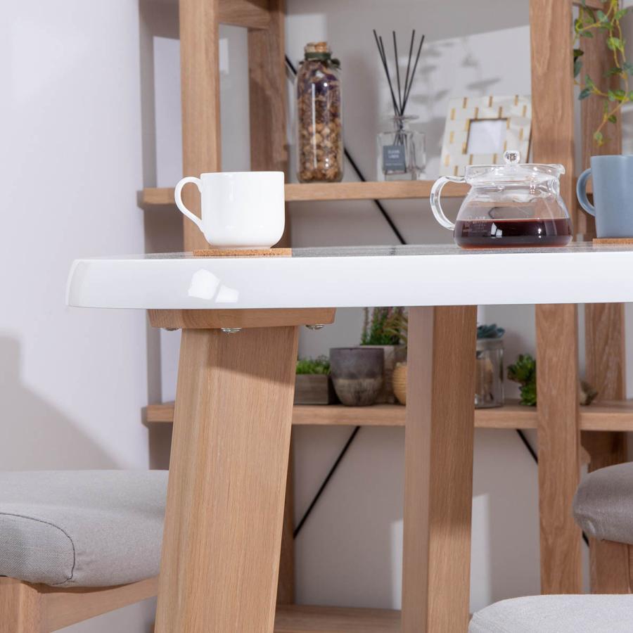 ダイニングテーブル 4人掛け テーブル 白 ホワイト 白 ダイニングテーブル 白 リビングテーブル 三角 角丸形 おしゃれ 白 ホワイト おしゃれ 0034 Tac Interiorヤフー店 通販 Yahoo ショッピング