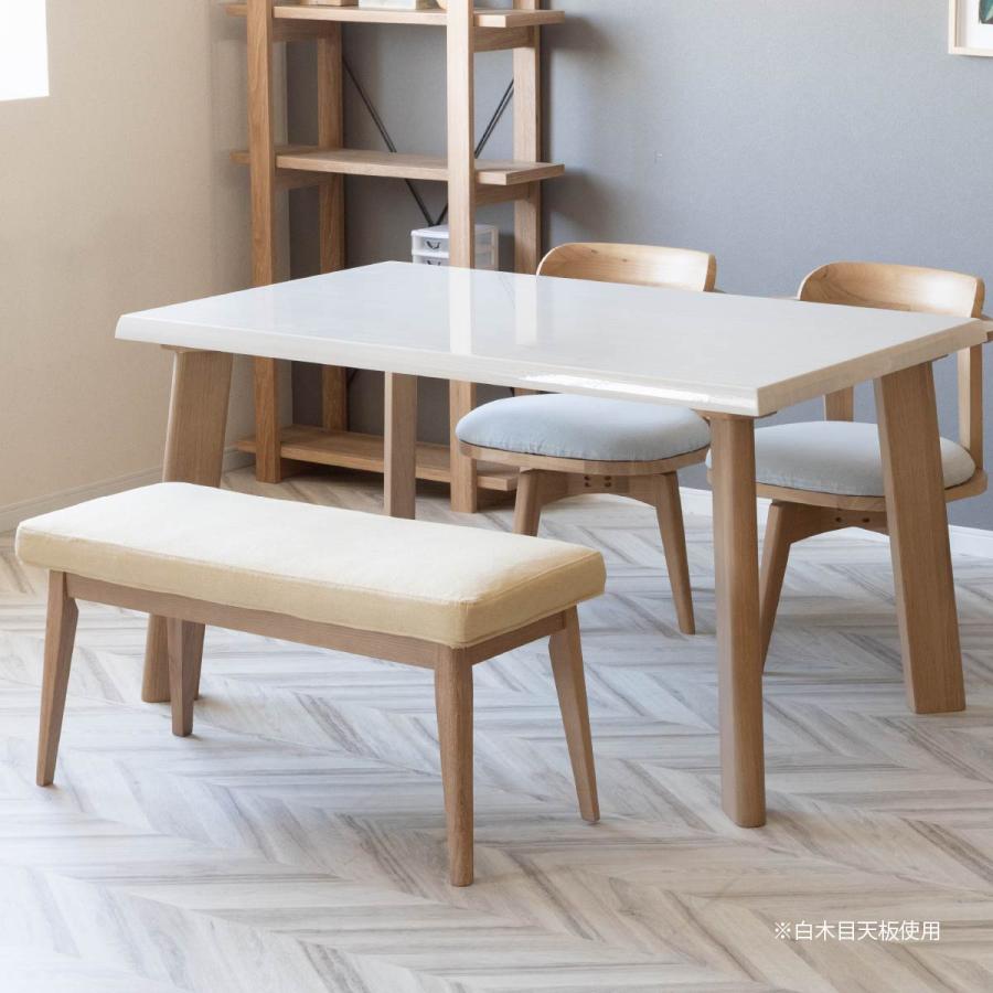 ダイニングテーブル 北欧 テーブル 木製 コンパクト かわいい リビングテーブル 食卓 おしゃれ テーブル 木製 4人掛け 鏡面仕上げ 光沢仕上げ | tac INTERIOR | 19